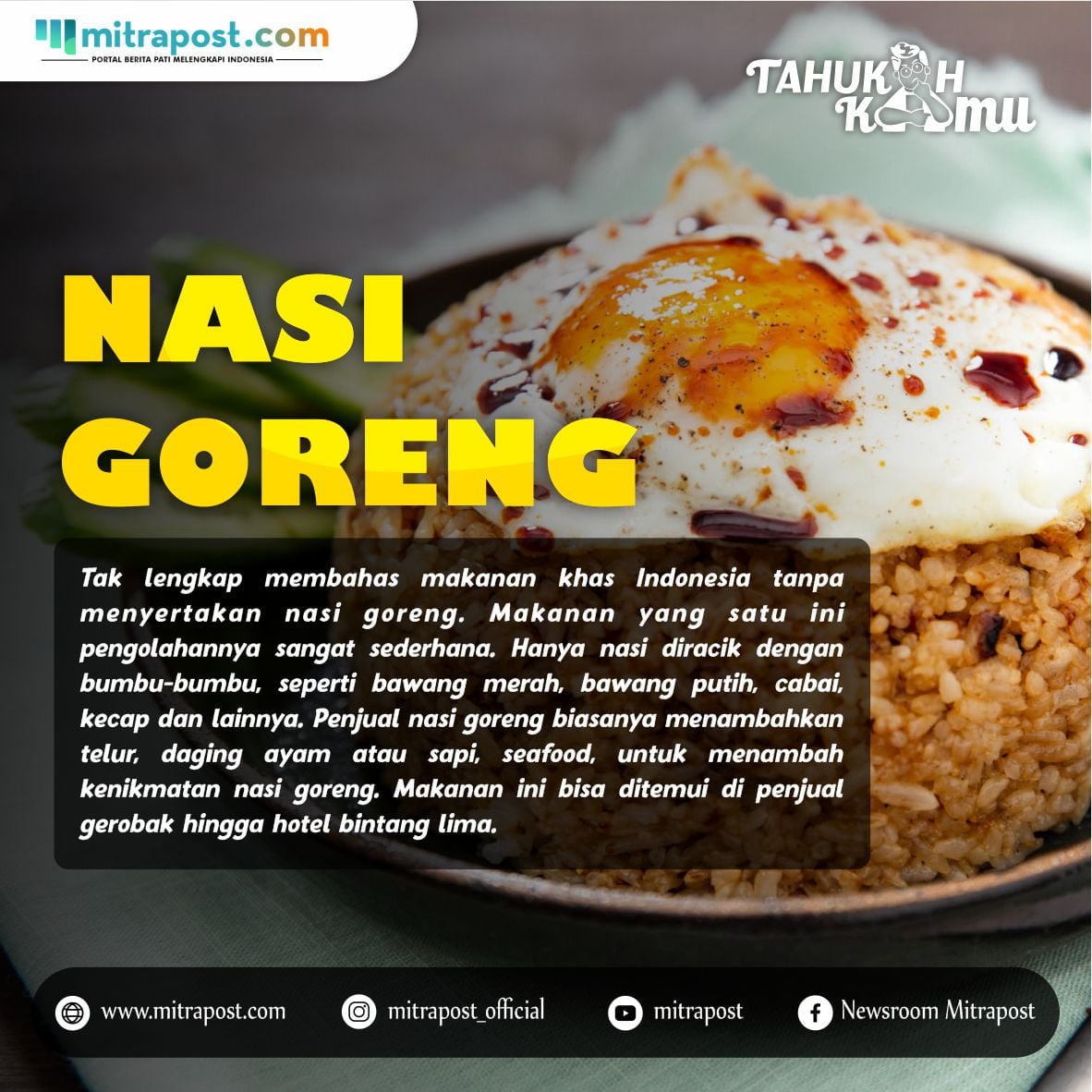 nasi goreng makanan indonesia mendunia