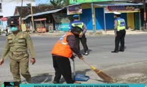 Template berita 64 Razia di Jalan Mr. Iskandar, 121 Warga Blora Terciduk Tak Patuhi Prokes