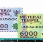 Template berita 922 meterai rp3000 dan rp6000