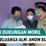 BUPATI REMBANG BERI DUKUNGAN MORIL KE KELUARGA ALMARHUM ANOM SUBEKTI