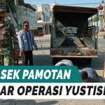 ANGKA TERKONFIRMASI POSITIF NAIK, POLSEK PAMOTAN GELAR OPERASI YUSTISI