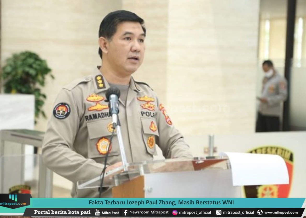 FAKTA TERBARU JOZEPH PAUL ZHANG, MASIH BERSTATUS WNI