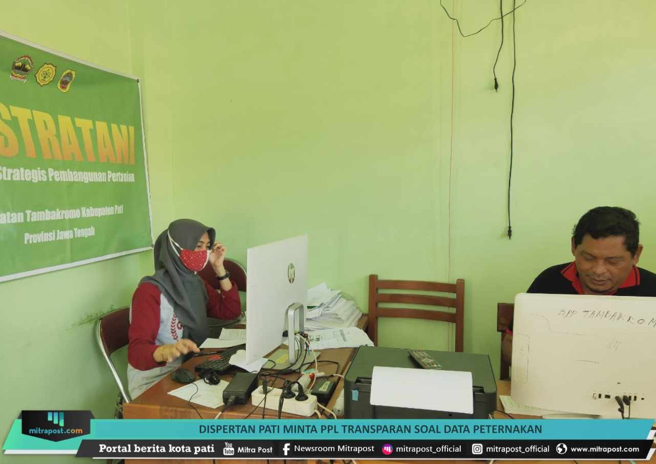 DISPERTAN PATI MINTA PPL TRANSPARAN SOAL DATA PETERNAKAN