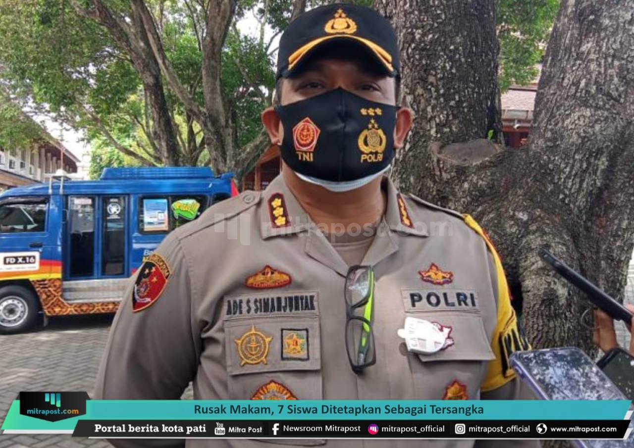 RUSAK MAKAM, 7 SISWA DITETAPKAN SEBAGAI TERSANGKA