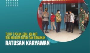 Hal ini membuat salah satu swalayan yang terbesar di Kabupaten Pati ini mengalami kerugian yang sangat besar.