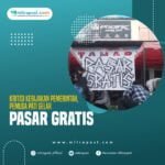 Kritisi Kebijakan Pemerintah, Pemuda Pati Gelar Pasar Gratis