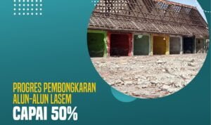 Progres Pembongkaran Alun-Alun Lasem