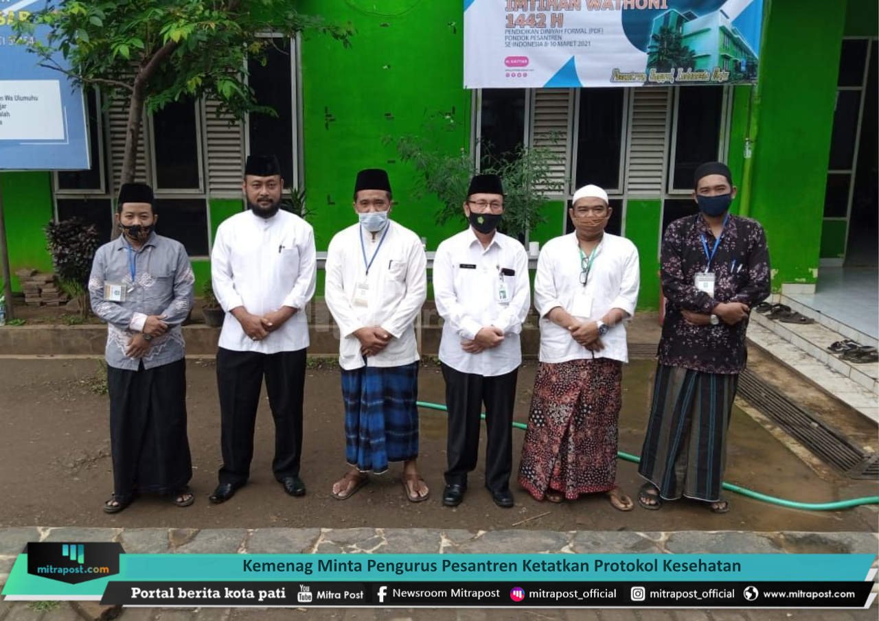 KEMENAG MINTA PENGURUS PESANTREN KETATKAN PROTOKOL KESEHATAN