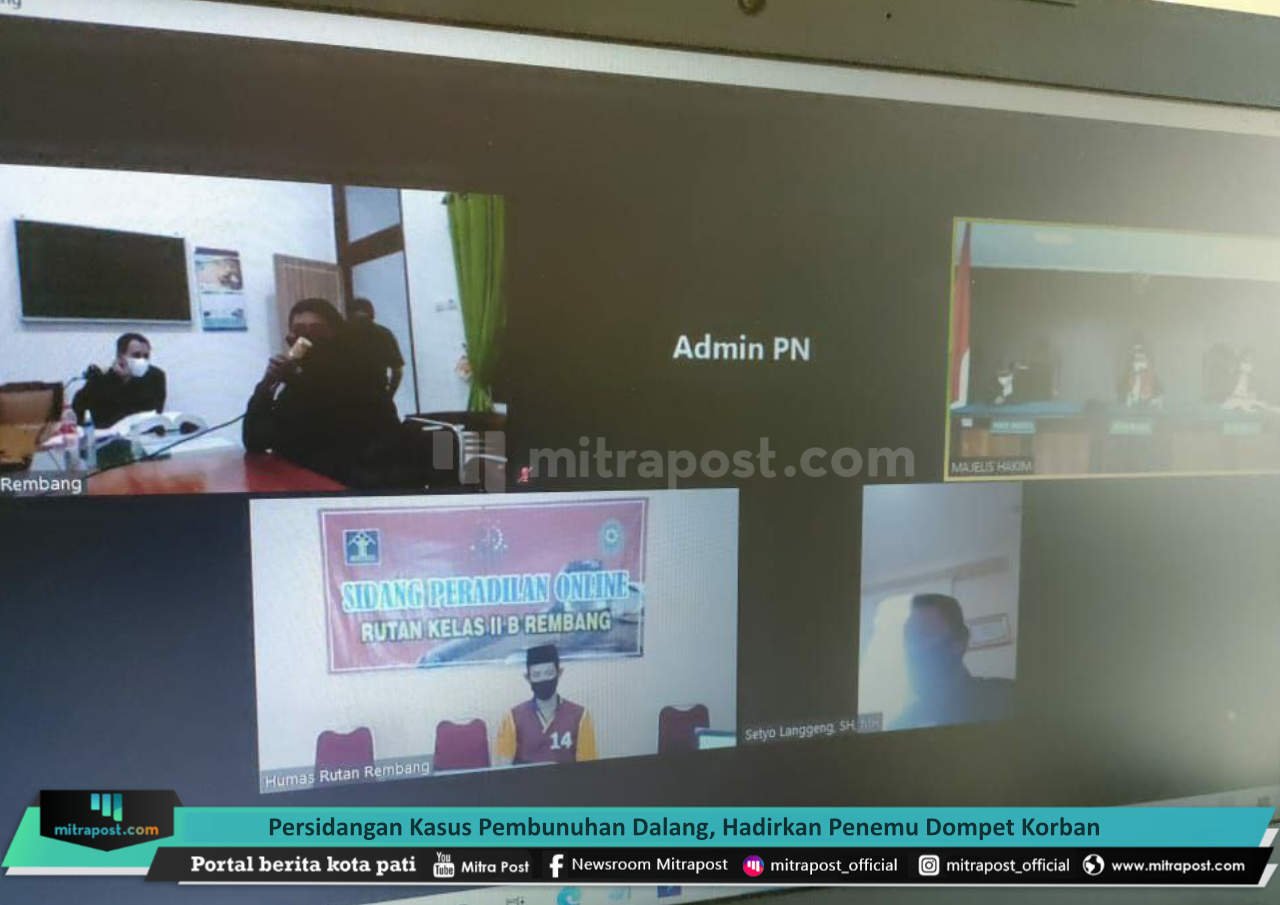PERSIDANGAN KASUS PEMBUNUHAN DALANG HADIRKAN PENEMU DOMPET KORBAN