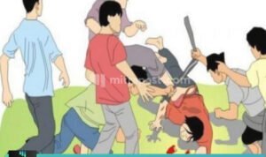 2 REMAJA JADI KORBAN PENGANIAYAAN MENGGUNAKAN SAJAM