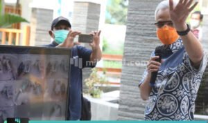 GANJAR APRESIASI PENANGANAN KASUS COVID-19 DI REMBANG