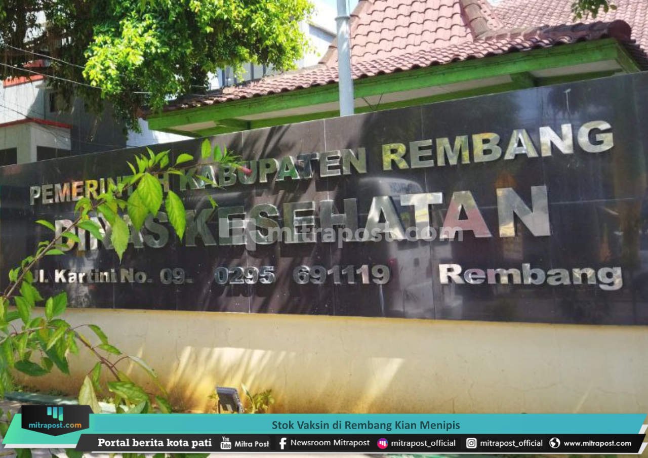STOK VAKSIN DI REMBANG KIAN MENIPIS