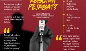MODERNA JADI REBUTAN PEJABAT