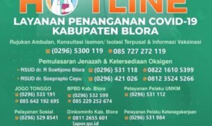 Pemkab Blora Sediakan Hotline Penanganan Covid-19 PEMKAB BLORA SEDIAKAN HOTLINE PENANGANAN COVID-19