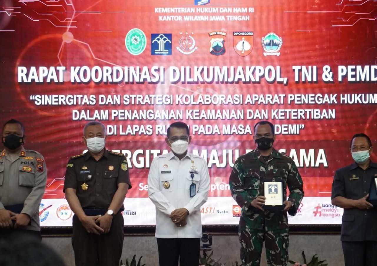 Lapas Semarang Mengikuti Rapat Koordinasi antar Lembaga DILKUMJAKPOL untuk Menjalin Sinergitas