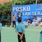 POSKO SEKOLAH SEHAT, PASTIKAN PROKES SAAT PTM BERJALAN BAIK