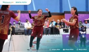 Tim Sepak Takraw Putri Jateng Raih Medali Emas di PON XX Papua