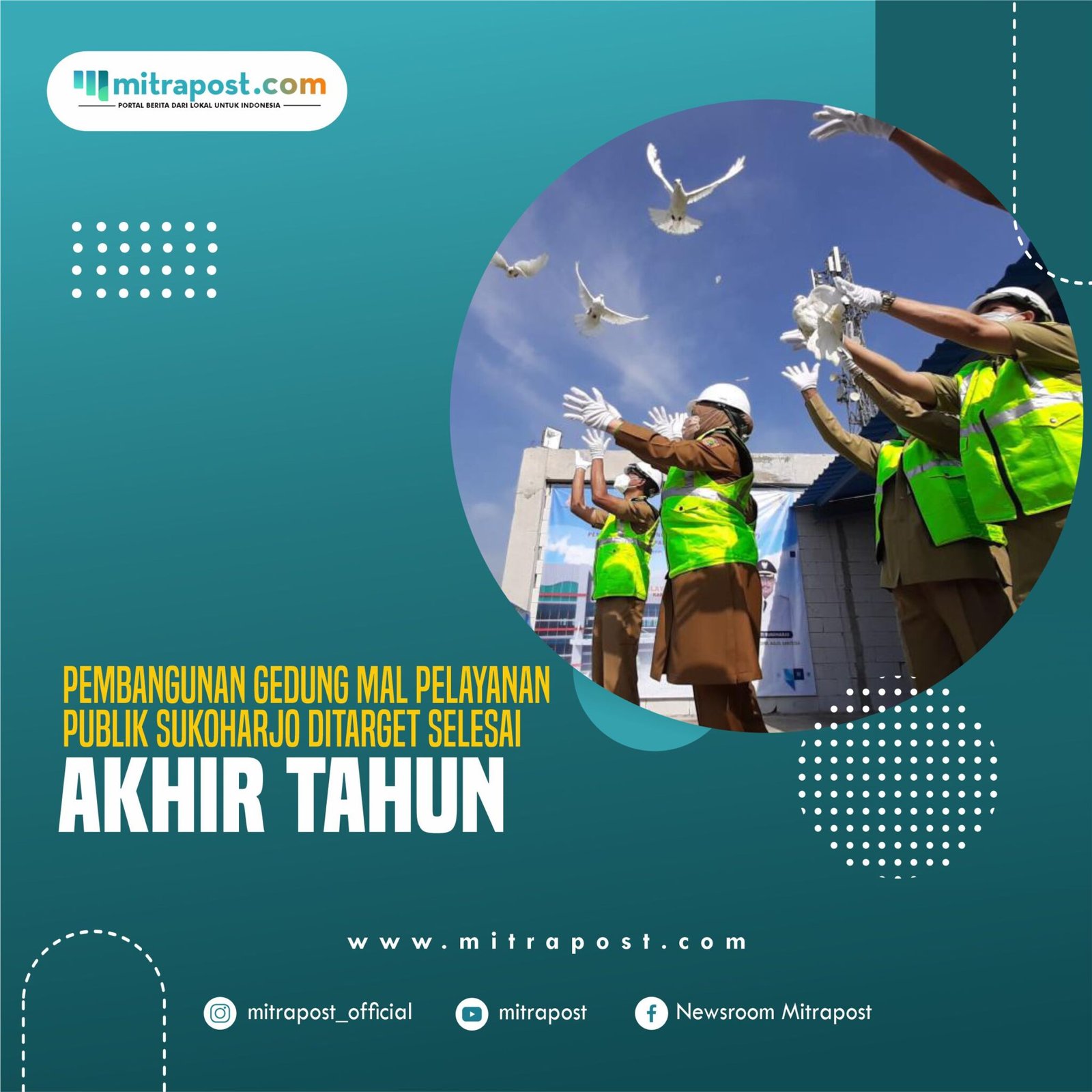 Pembangunan Gedung Mal Pelayanan Publik Sukoharjo Ditarget Selesai Akhir Tahun