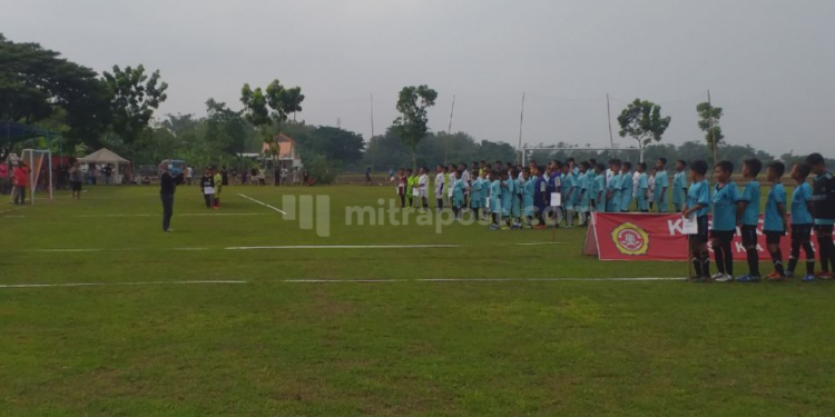 foto : acara fun game sepakbola di desa sugihrejo, kecamatan gabus, kabupaten pati, minggu (31/10/2021)/mitrapost.com/umar hanafi