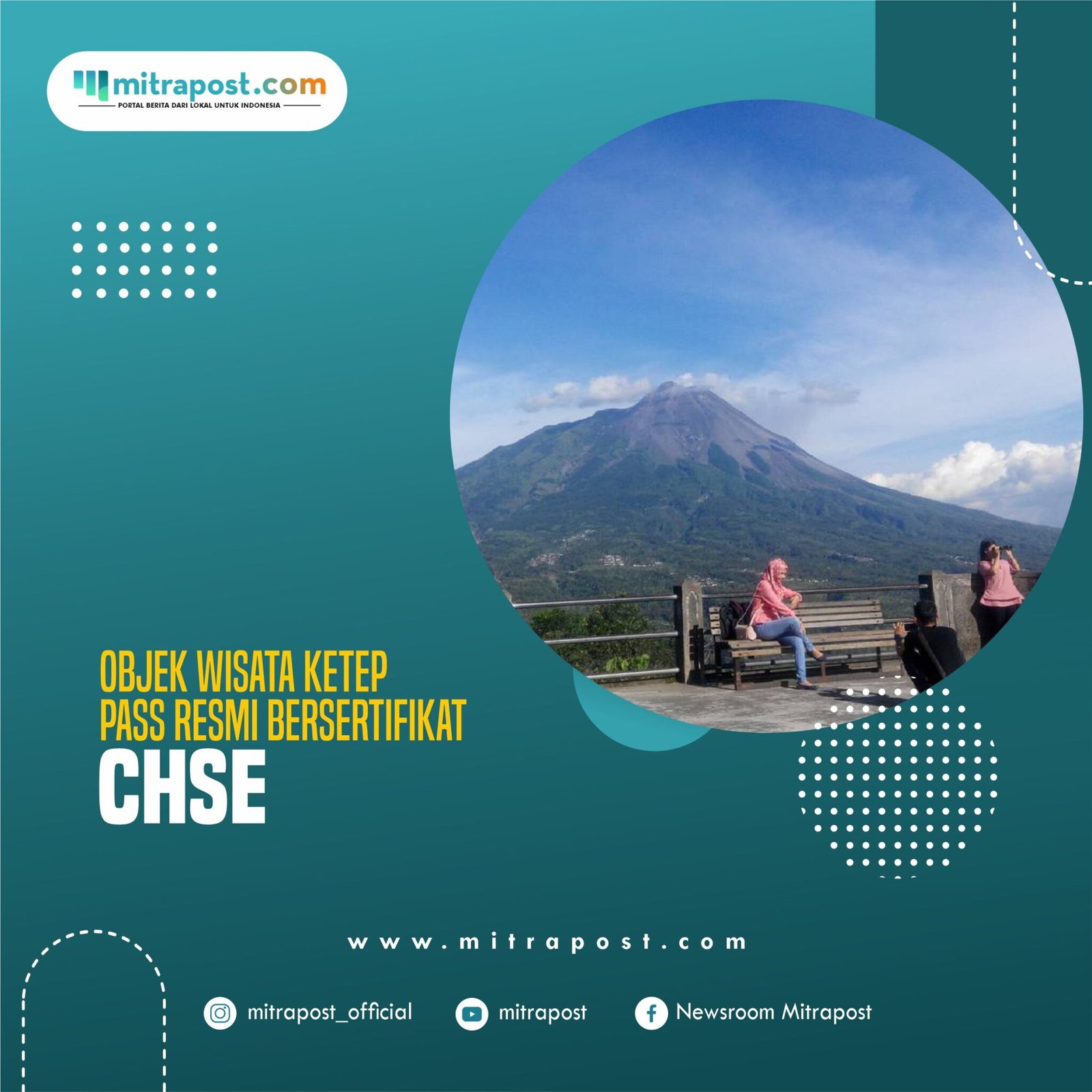 Objek Wisata Ketep Pass Resmi Bersertifikat CHSE