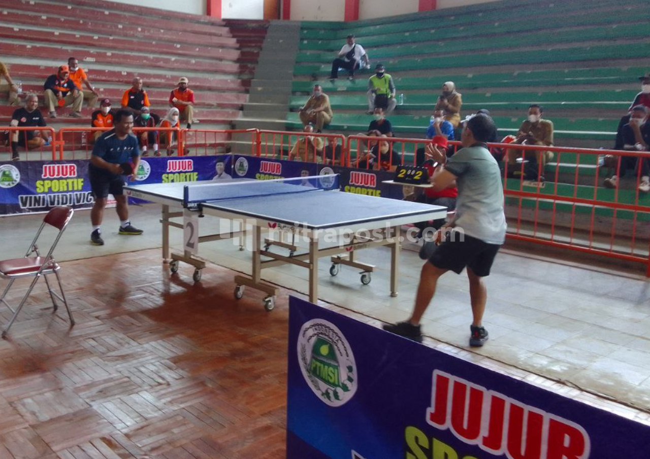 Puluhan PNS Ikuti Turnamen Tenis Meja Tingkat OPD se- Kabupaten Pati