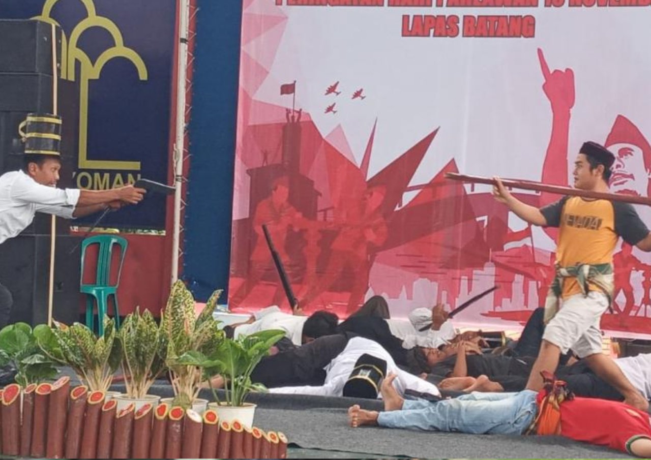 Semangat Patriotisme, WBP Rutan Kelas IIB Batang Tampilkan Kesenian Ludruk Jawa Timuran
