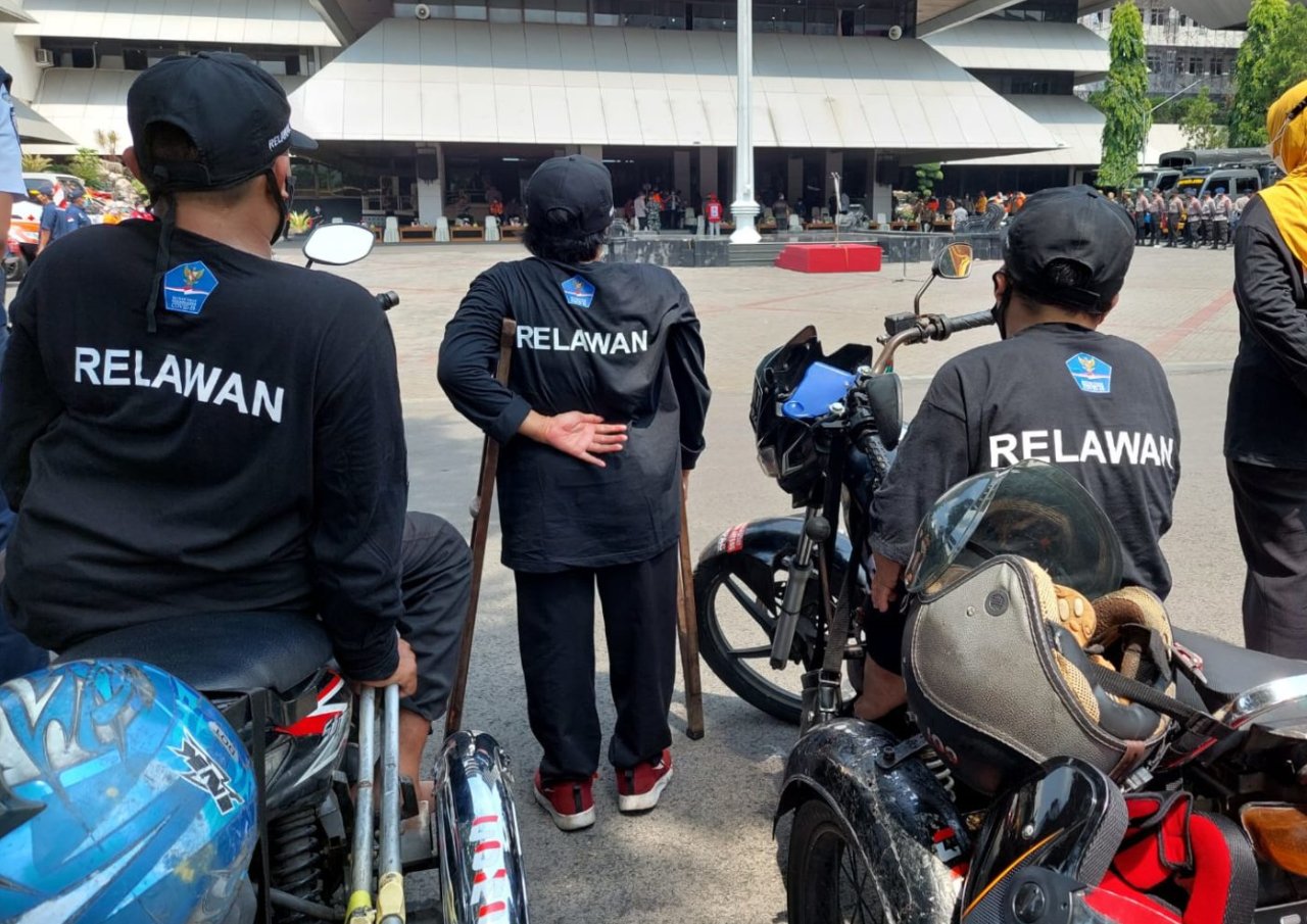 Keterbatasan Fisik Bukan Penghalang Bagi Difabel Jadi Relawan Bencana
