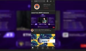 Akun YouTube BNPB Diretas