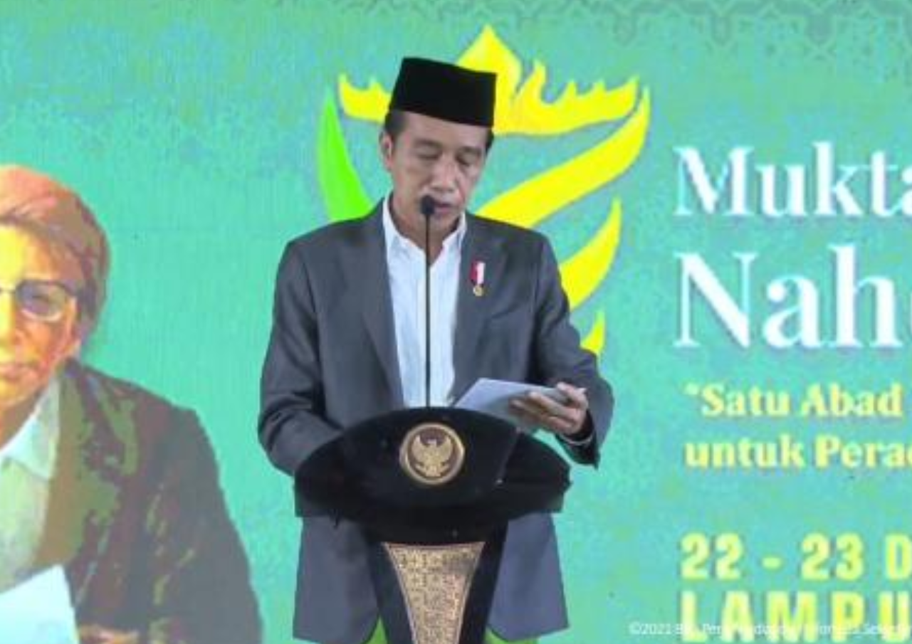 Jokowi Yakin Generasi Muda NU Mampu Kuatkan Ekonomi Umat Jokowi Yakin Generasi Muda NU Mampu Kuatkan Ekonomi Umat