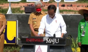 Resmikan Bendungan Pidekso Wonogiri, Jokowi Berharap Bendungan Mampu Wujudkan Ketahanan Pangan