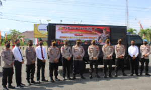 Polres Blora Salurkan Bantuan kepada Korban Erupsi Semeru