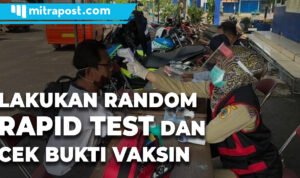 POSKO NATARU PATI AKAN LAKUKAN RANDOM RAPID TEST DAN CEK BUKTI VAKSIN