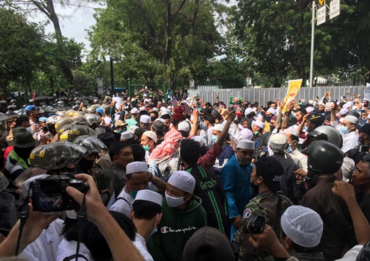 Massa Reuni 212 Nekat Gelar Aksi, Akan Diberikan Sanksi Pidana