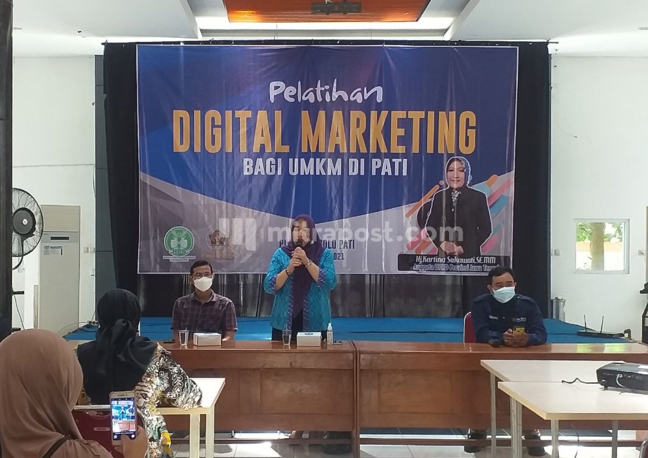 Gandeng PWI, Anggota DPRD Jateng Gelar Pelatihan Digital Marketing UMKM