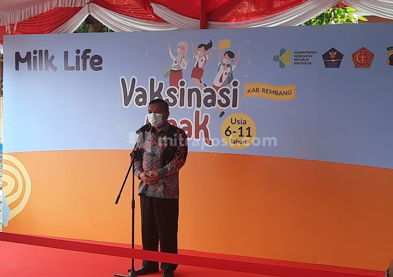 Vaksinasi Anak Usia 6-11 Tahun di Rembang Sudah 58 Persen, Februari Ditarget Rampung