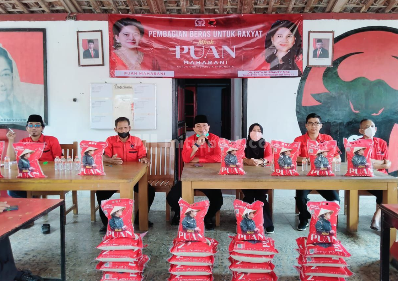 Puan Maharani Berikan 1.000 Paket Bantuan Beras untuk Warga Rembang/Mitrapost.com