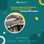 Puluhan Lapak Liar Pedagang di Kawasan Eks Terminal Terboyo Dibongkar