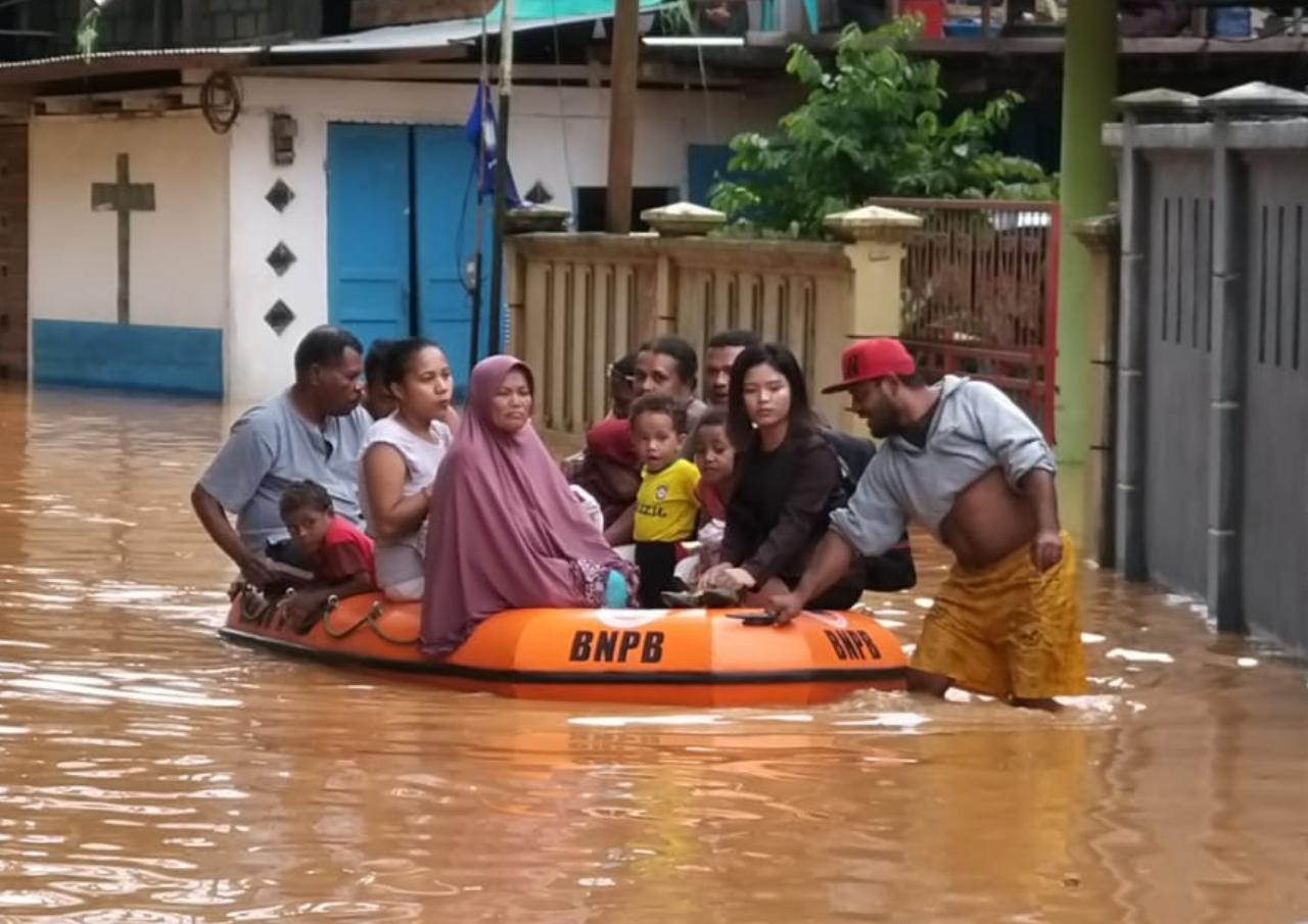 Banjir di Jayapura, 7 Orang Warga Meninggal