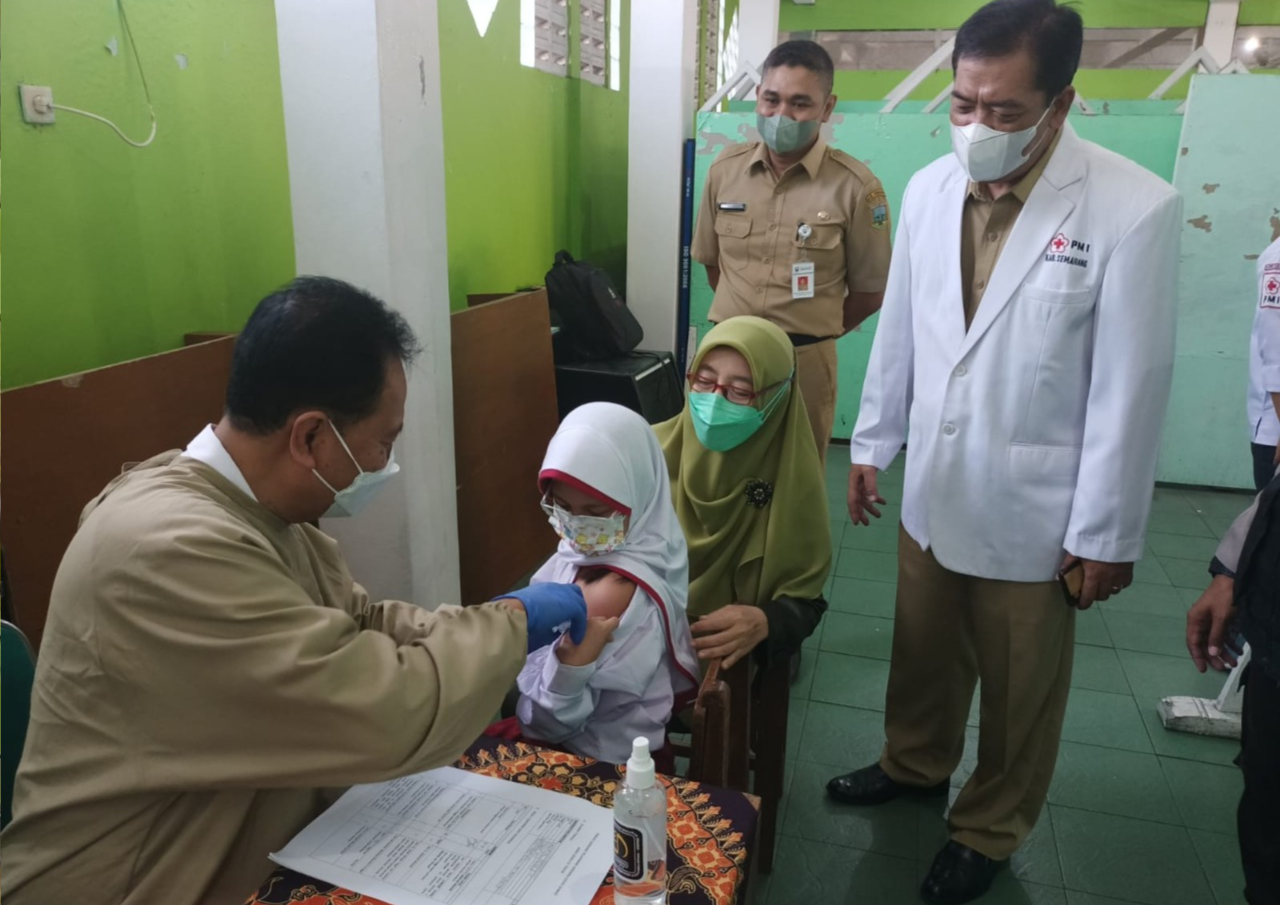Percepatan Vaksinasi Bagi Anak, Pmi Semarang Sediakan Ribuan Dosis Sinovac