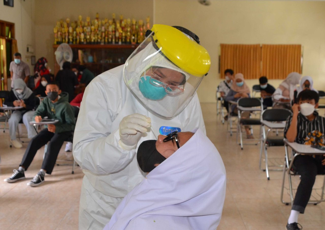 Berikan Rasa Aman Saat PTM, Pemkot Yogya Rutin Gelar Skrining di Tiap Sekolah