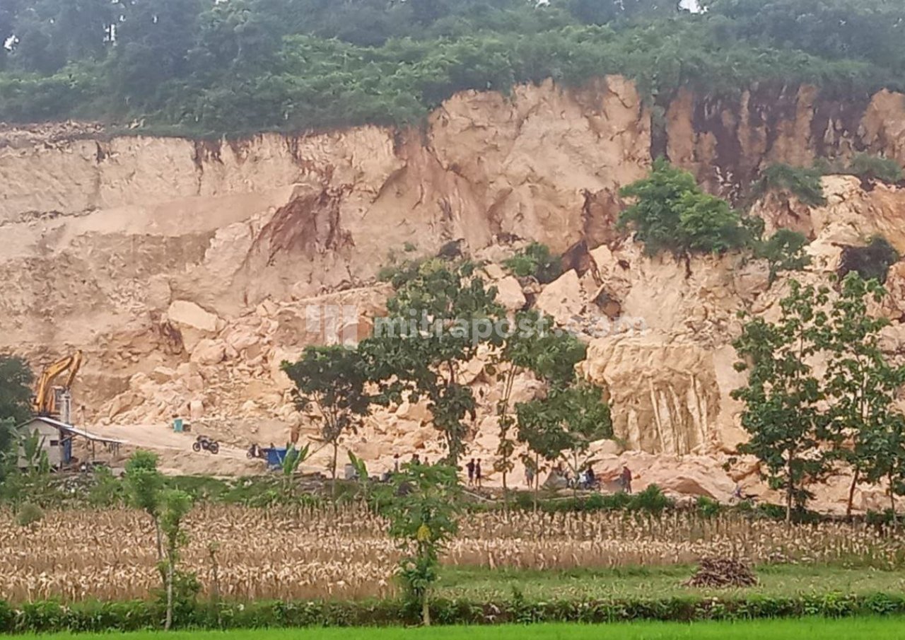 Pagi Ini, Tambang Liar di Baleadi Sukolilo Kembali Longsor
