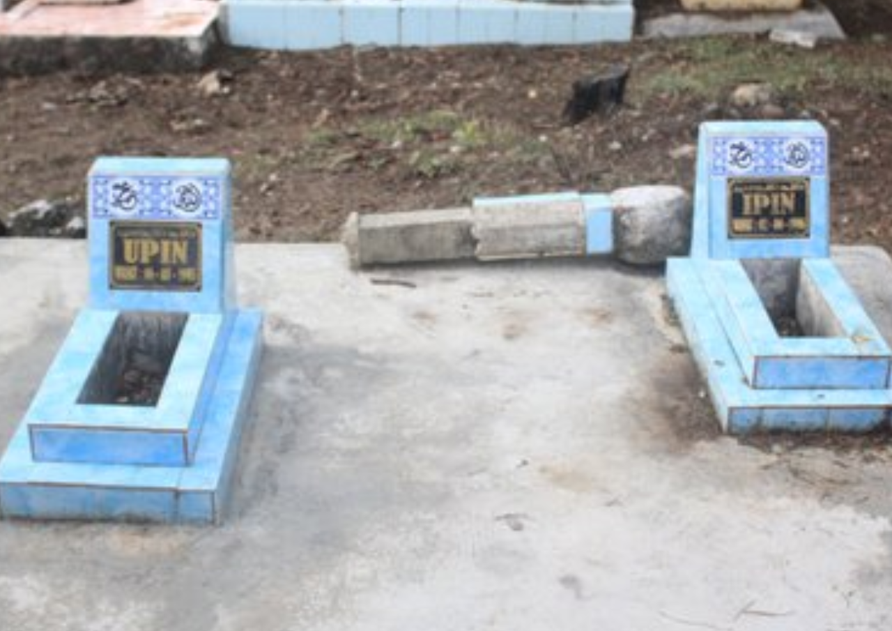 Viral Makam Upin Ipin di Palu, Ini Penjelasan Ayahnya