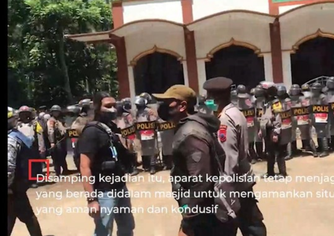 Ratusan Polisi di Purworejo Kepung Masjid, Polda Jateng Angkat Bicara