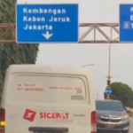 Viral, Mobil Lawan Arah di Tol Tangerang