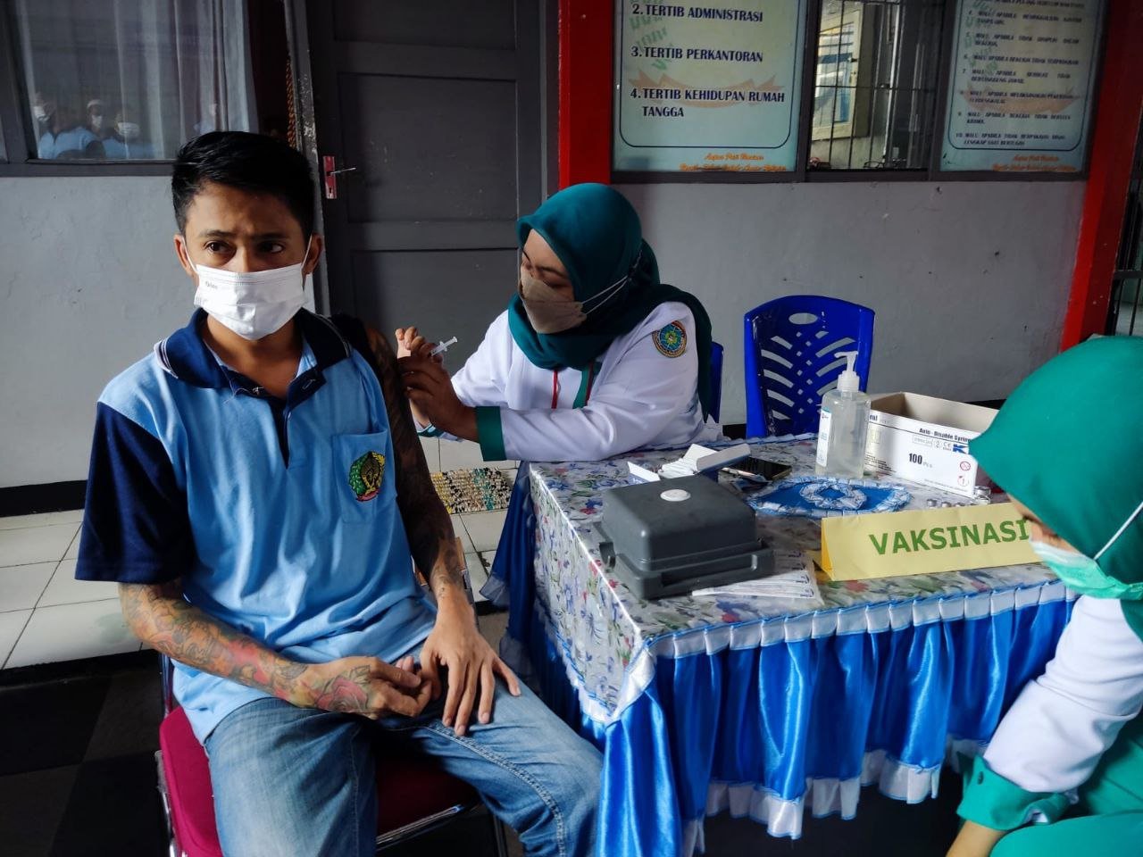 Ratusan Penghuni Lapas Pati Telah Terima Vaksin Booster