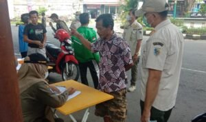 Sosialisasi Prokes dan Donor Darah Sambut HUT Satpol PP Ke-72
