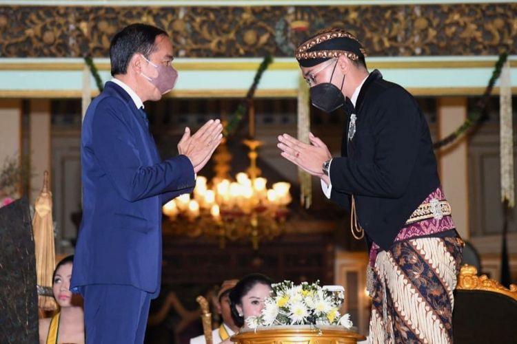 KGPAA Mangkunagoro X Dikukuhkan, Jokowi Beri Ucapan Selamat