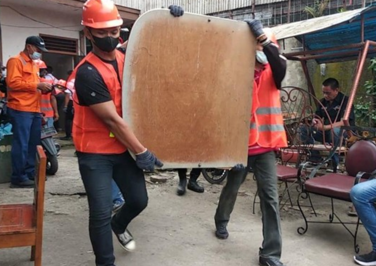Lahan 2.355 Meter Ditertibkan oleh PT KAI