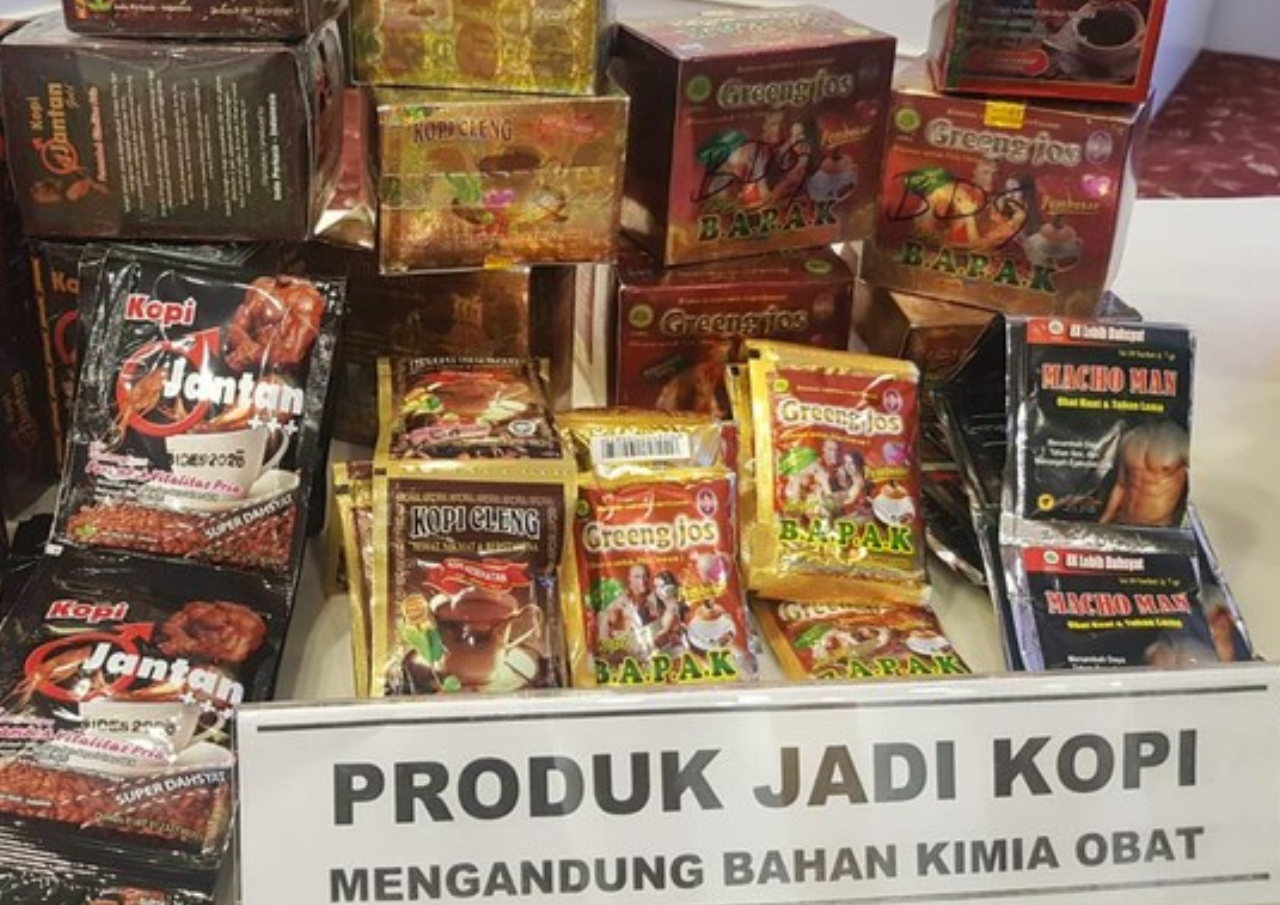 Produk Kopi Mengandung Paracetamol di Bandung