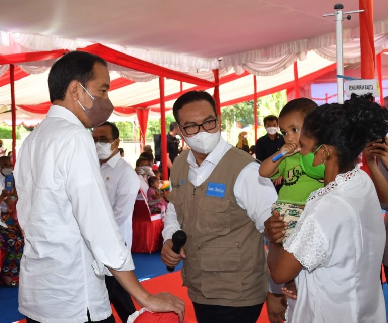Jokowi Tinjau Program Cegah Stunting di Timor